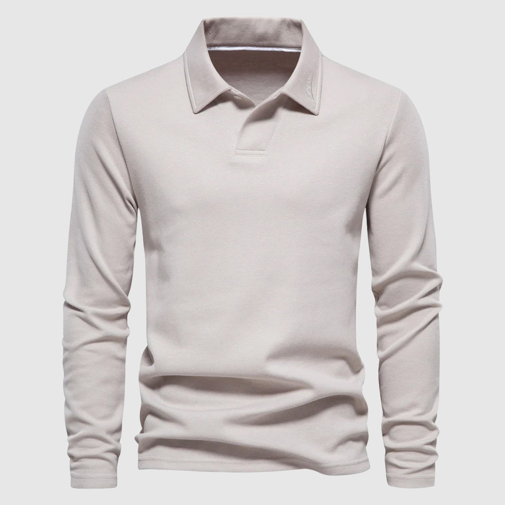VALENTINI™ | Polo a maniche lunghe smart
