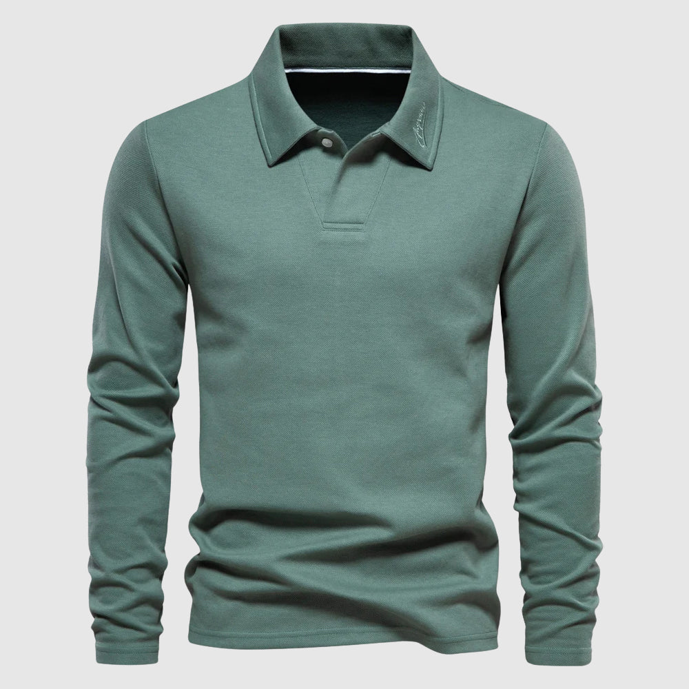 VALENTINI™ | Polo a maniche lunghe smart