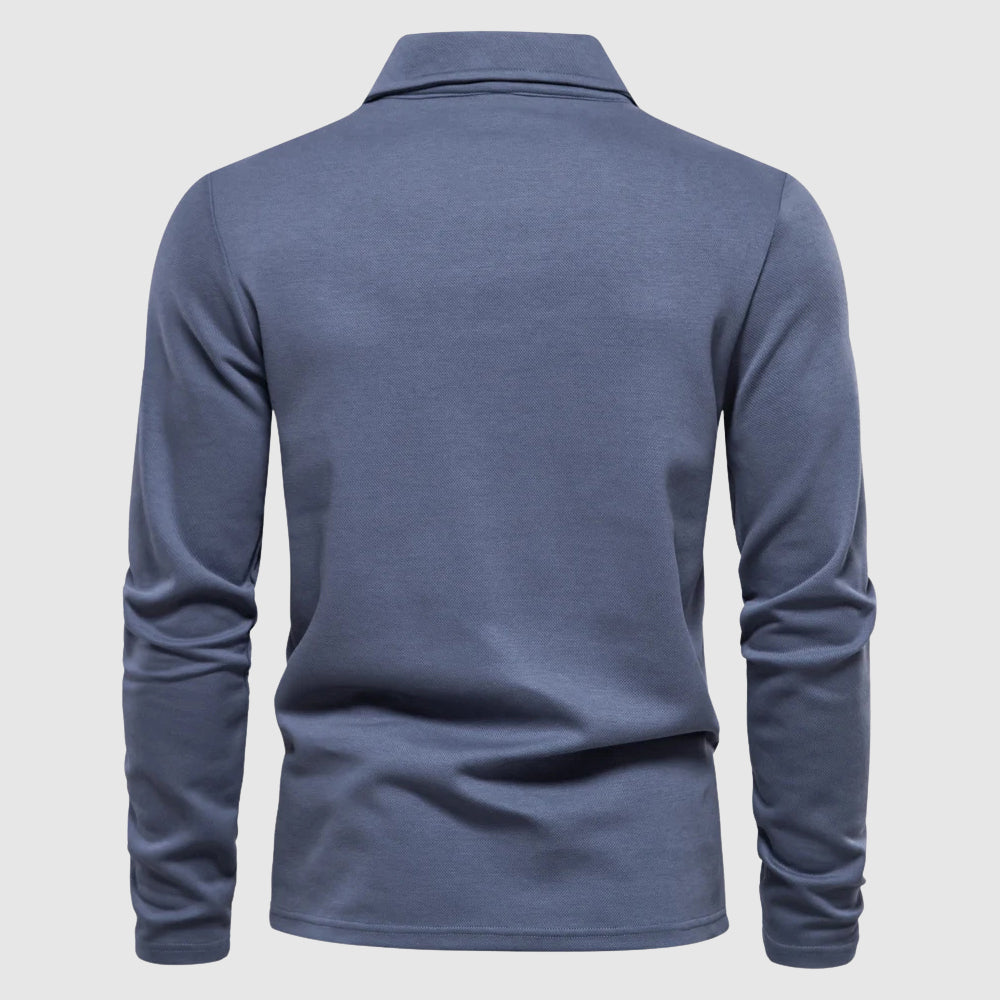 VALENTINI™ | Polo a maniche lunghe smart