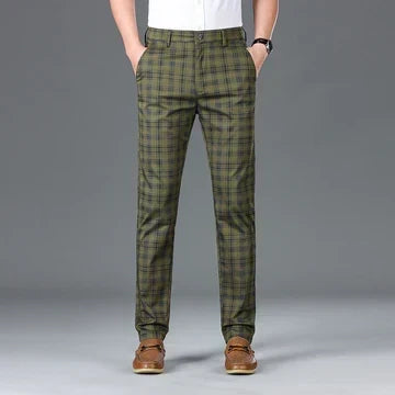 VALENTINI™ | Pantaloni da uomo in cotone a quadri