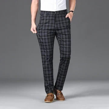 VALENTINI™ | Pantaloni da uomo in cotone a quadri