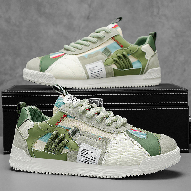 VALENTINI™ | Scarpe da ginnastica retrò a blocchi di colore