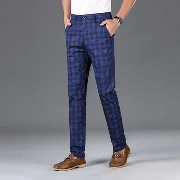VALENTINI™ | Pantaloni da uomo in cotone a quadri