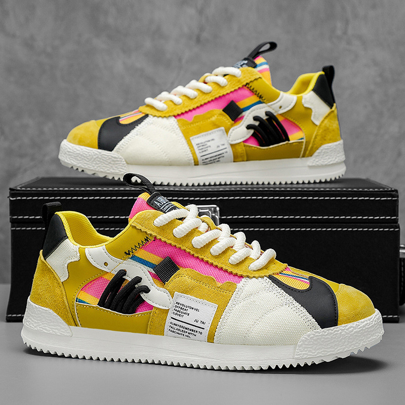 VALENTINI™ | Scarpe da ginnastica retrò a blocchi di colore