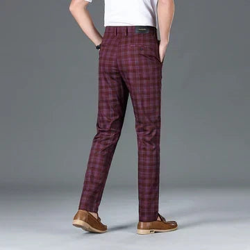 VALENTINI™ | Pantaloni da uomo in cotone a quadri