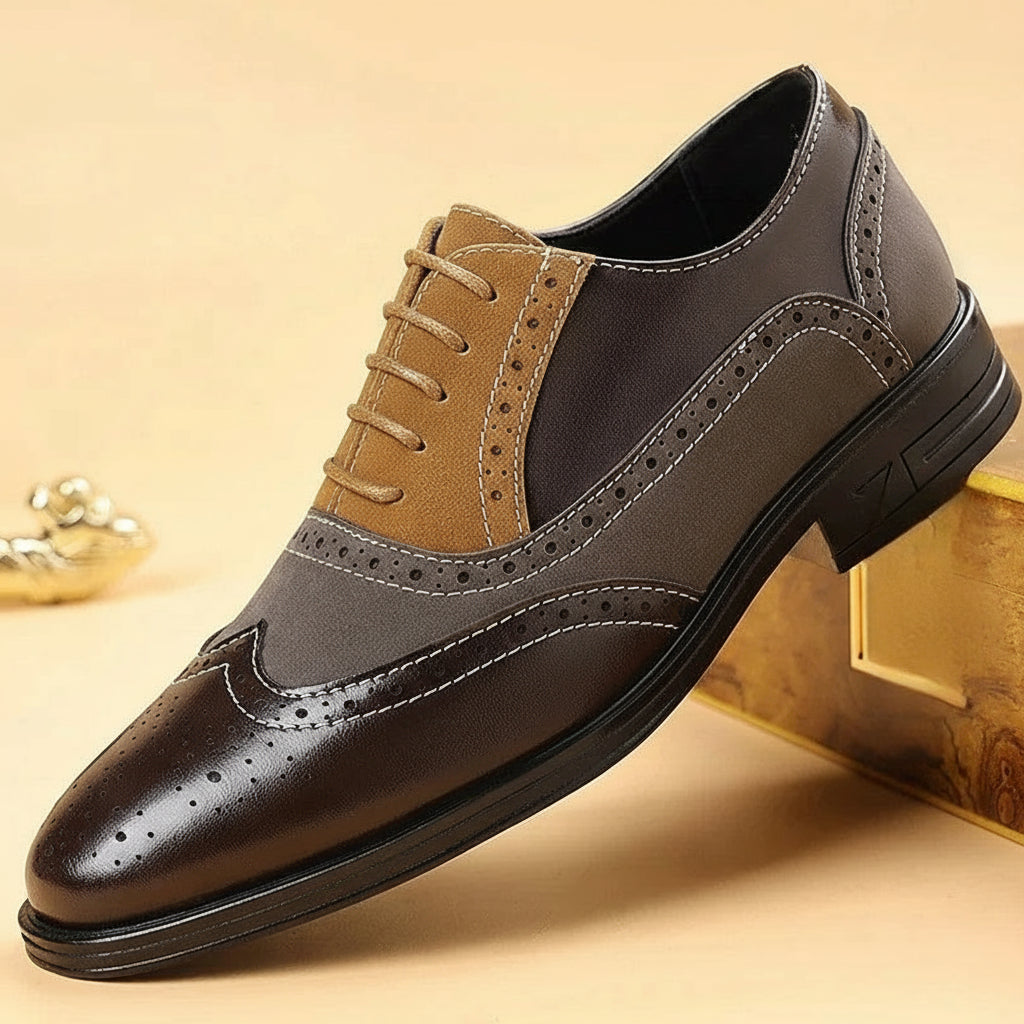 VALENTINI™ | SCARPE STRINGATE DA UOMO IN STILE BROGUE