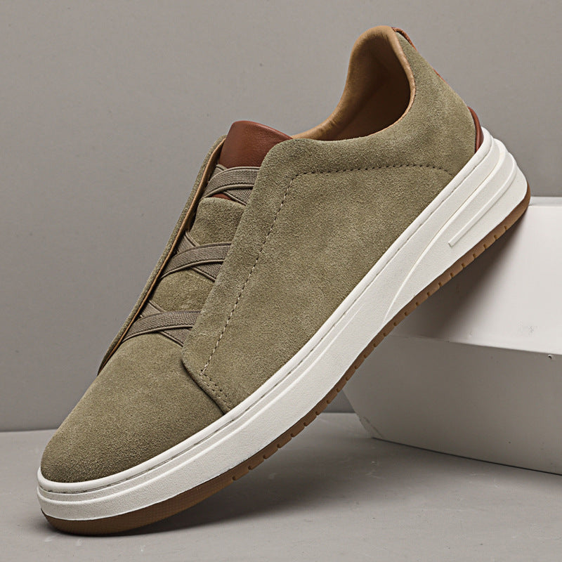 VALENTINI™ | SCARPE SLIP-ON DA UOMO IN CAMOSCIO