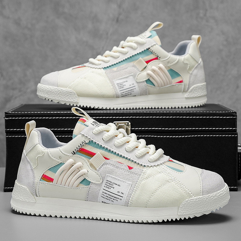 VALENTINI™ | Scarpe da ginnastica retrò a blocchi di colore