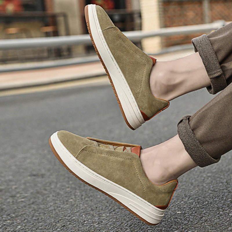 VALENTINI™ | MOCASSINI SLIP-ON IN CAMOSCIO DA UOMO