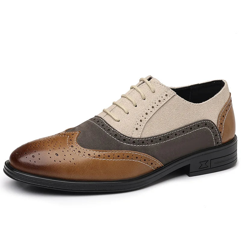 VALENTINI™ | SCARPE STRINGATE DA UOMO IN STILE BROGUE