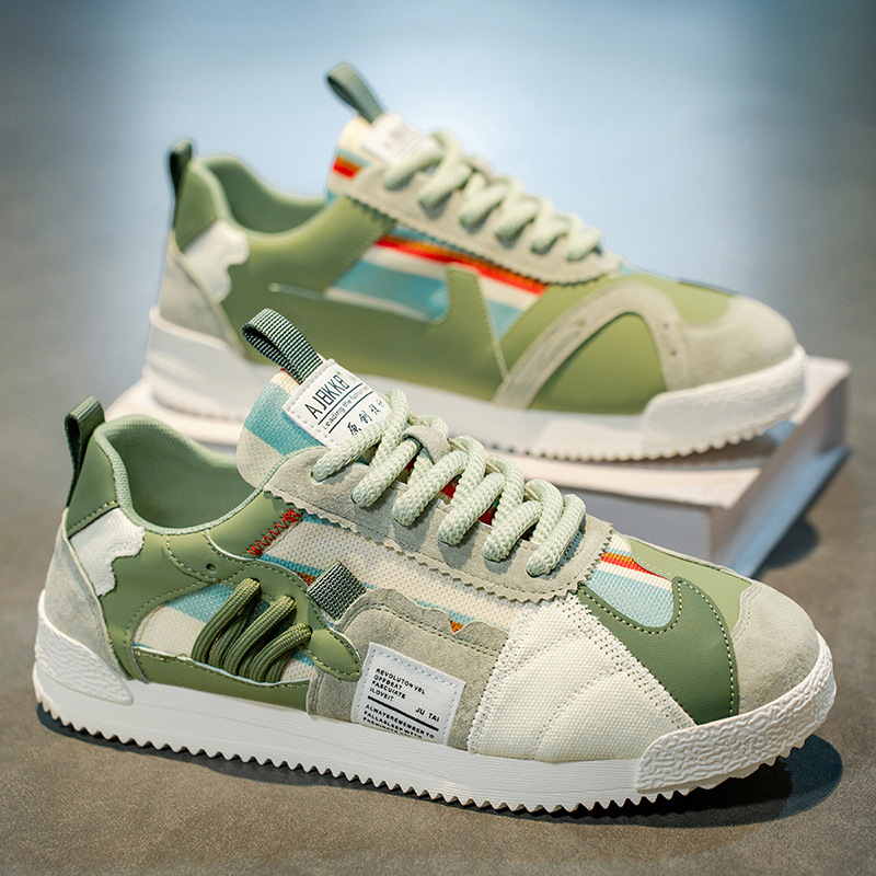 VALENTINI™ | Scarpe da ginnastica retrò a blocchi di colore