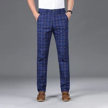 VALENTINI™ | Pantaloni da uomo in cotone a quadri