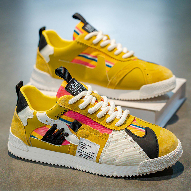 VALENTINI™ | Scarpe da ginnastica retrò a blocchi di colore