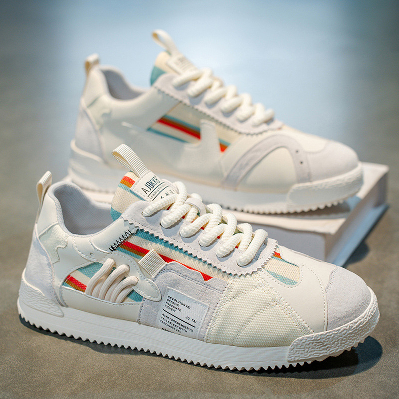 VALENTINI™ | Scarpe da ginnastica retrò a blocchi di colore