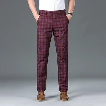 VALENTINI™ | Pantaloni da uomo in cotone a quadri