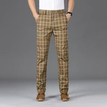 VALENTINI™ | Pantaloni da uomo in cotone a quadri