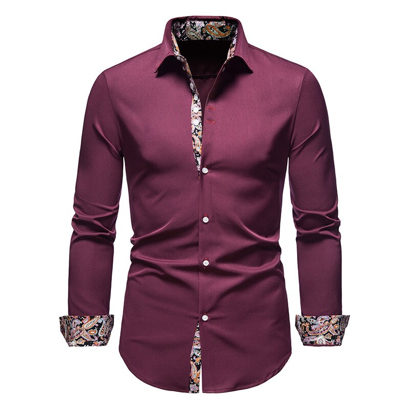 VALENTINI™ | Camicia con motivo Paisley