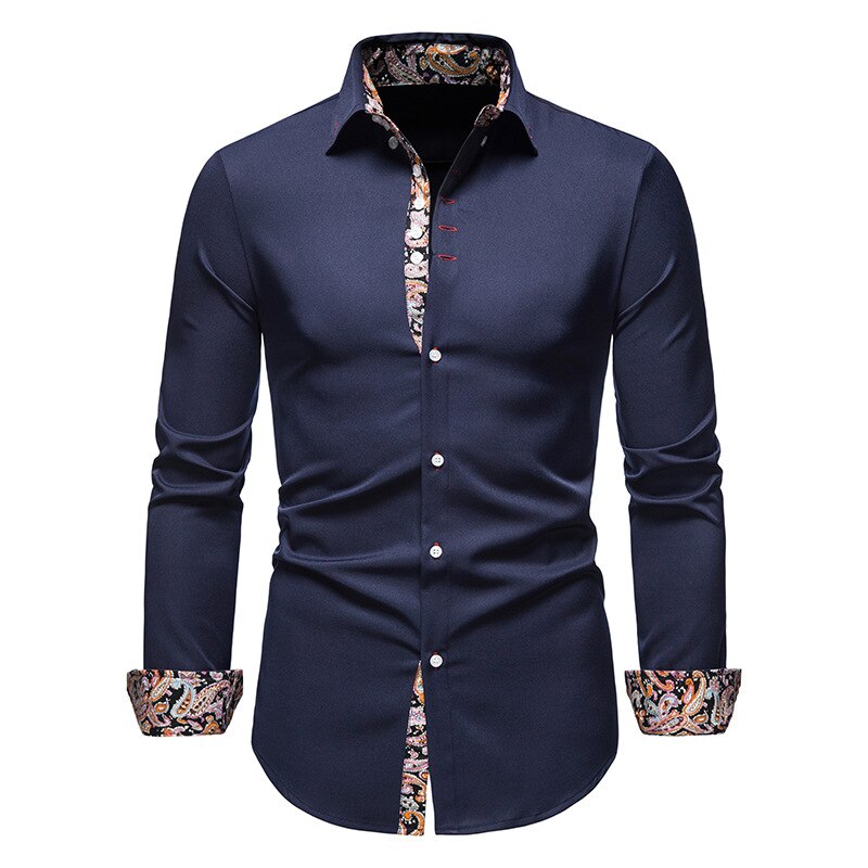 VALENTINI™ | Camicia con motivo Paisley