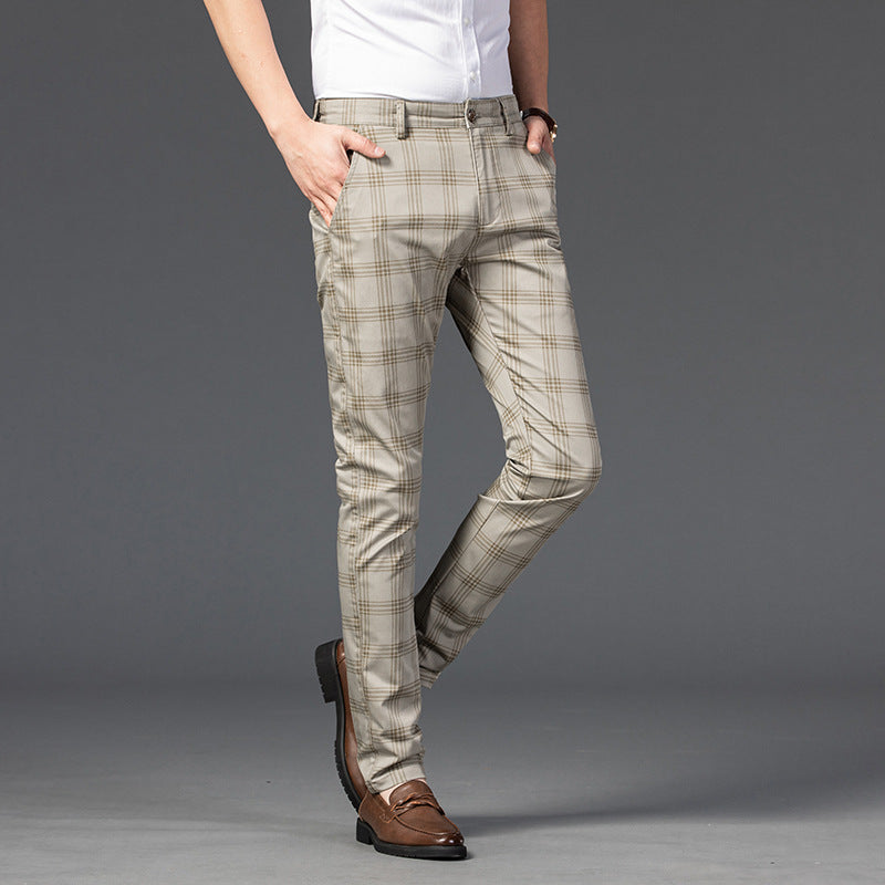 VALENTINI™ | Pantaloni da uomo in cotone a quadri