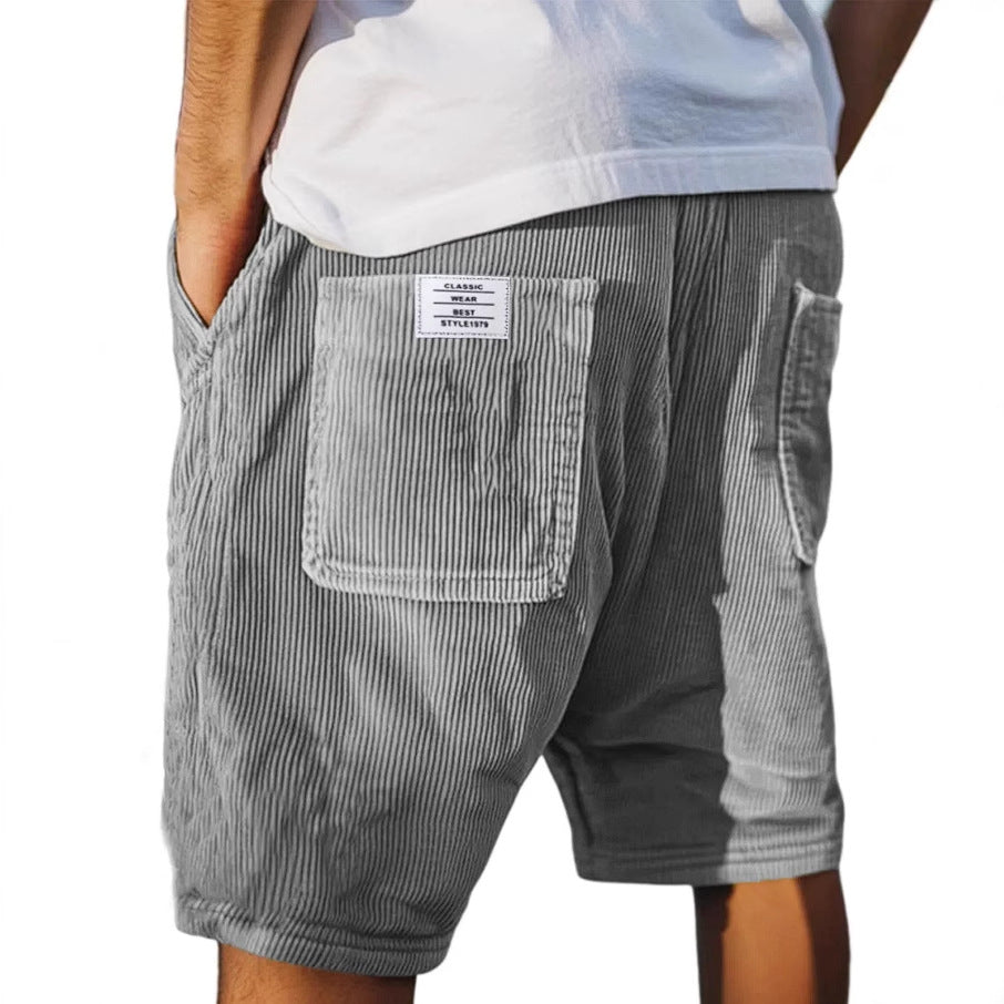 VALENTINI™ | Pantaloncini da uomo in velluto con coulisse
