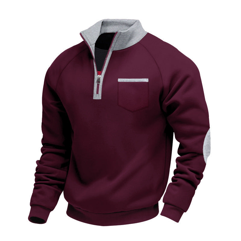 VALENTINI™ | Felpa con mezza zip