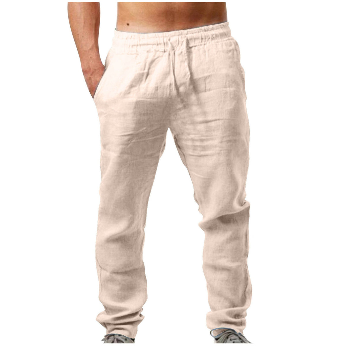 VALENTINI™ | Pantaloni da uomo in lino a gamba dritta