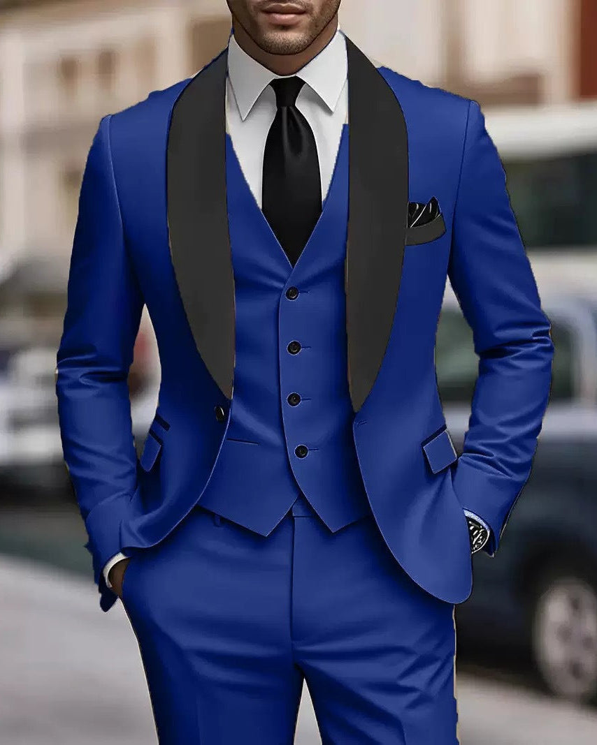 VALENTINI™ | Completo da uomo con reversa a scialle