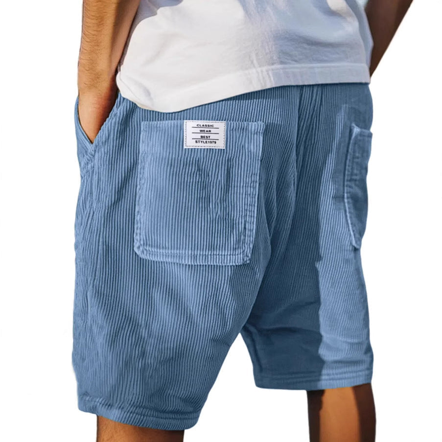 VALENTINI™ | Pantaloncini da uomo in velluto con coulisse