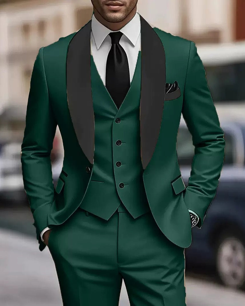 VALENTINI™ | Completo da uomo con reversa a scialle