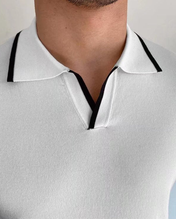 VALENTINI™ | Polo con bordi a contrasto