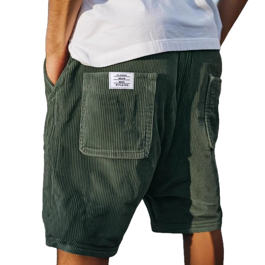 VALENTINI™ | Pantaloncini in velluto a coste