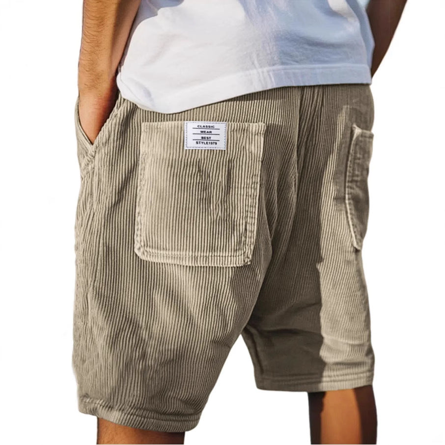 VALENTINI™ | Pantaloncini da uomo in velluto con coulisse
