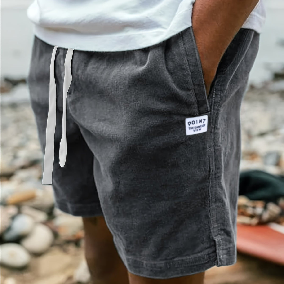 VALENTINI™ | Pantaloncini a costine con cordino