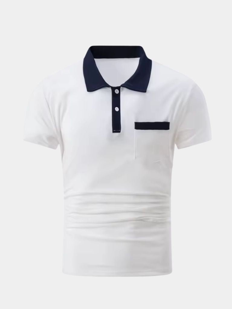 VALENTINI™ | Polo con colletto a contrasto