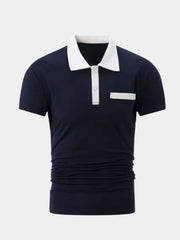 VALENTINI™ | Polo con colletto a contrasto