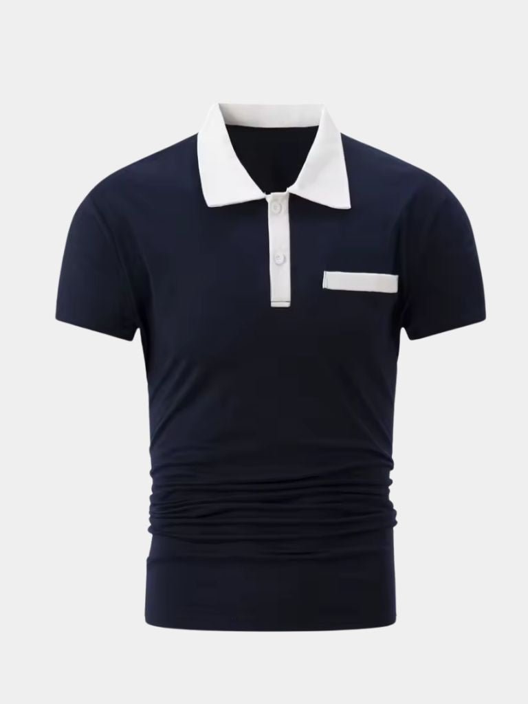 VALENTINI™ | Polo con colletto a contrasto