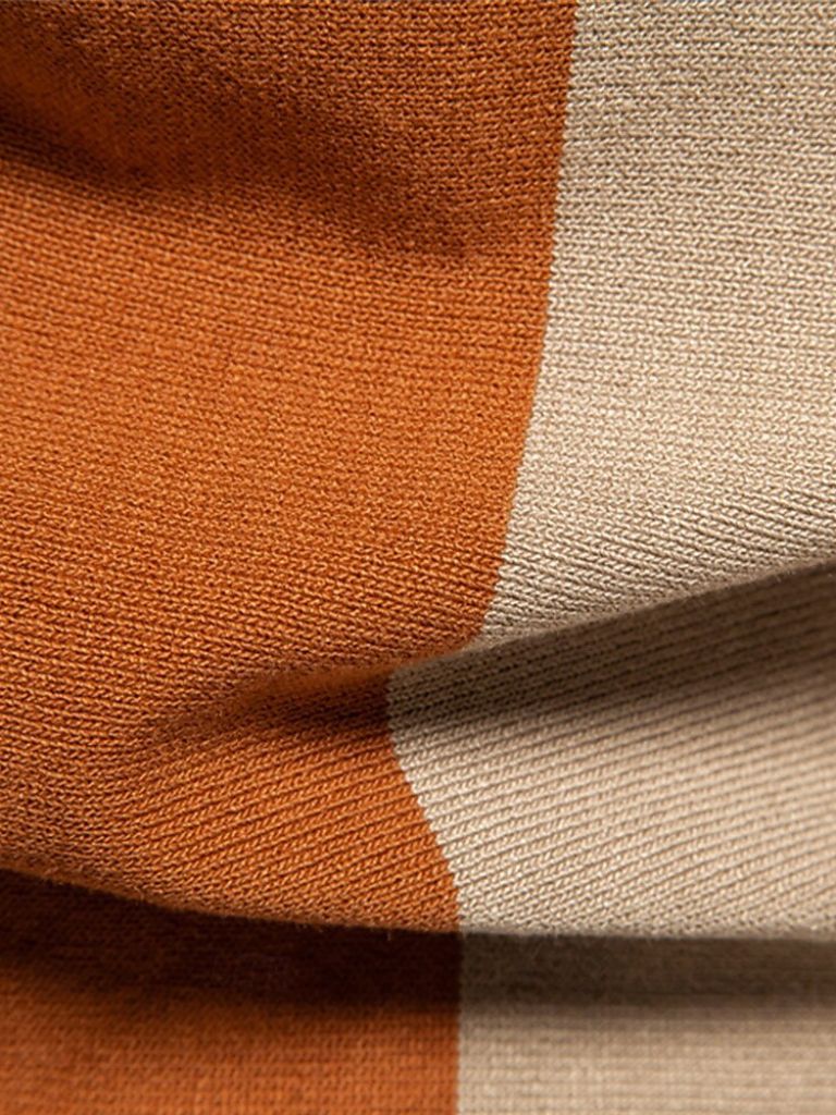 VALENTINI™ | Polo a righe con zip