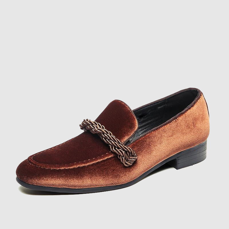 VALENTINI™ | Mocassini in pelle scamosciata vegana