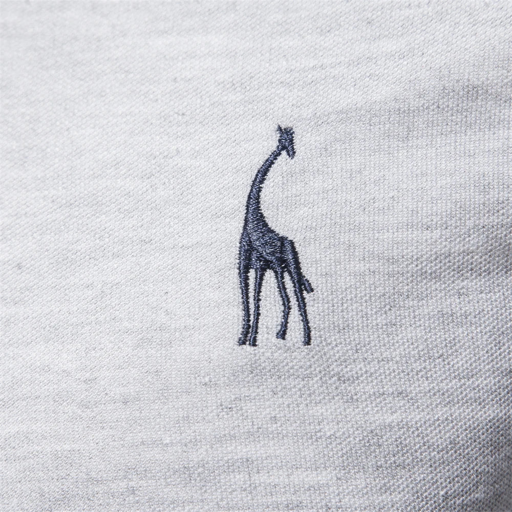 VALENTINI™ | Polo da uomo con logo di cervo