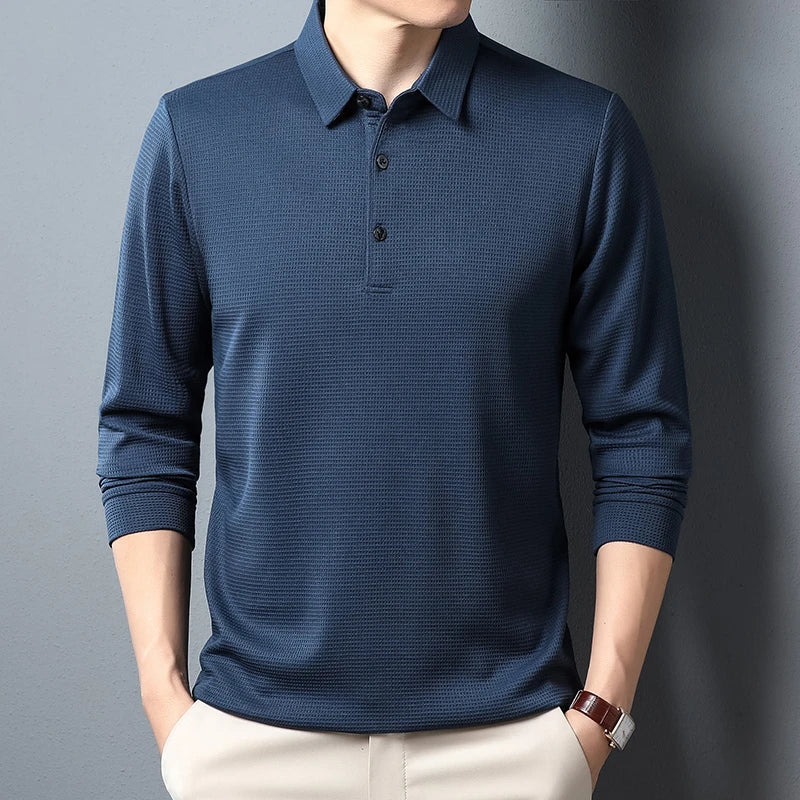 VALENTINI™ | Polo in maglia a maniche lunghe