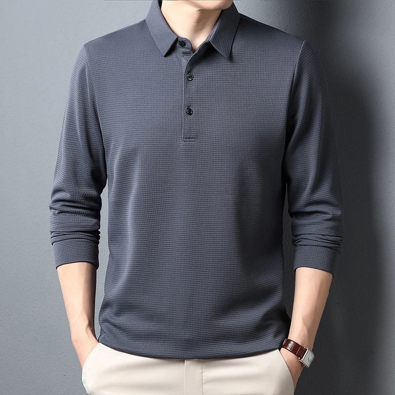 VALENTINI™ | Polo in maglia a maniche lunghe