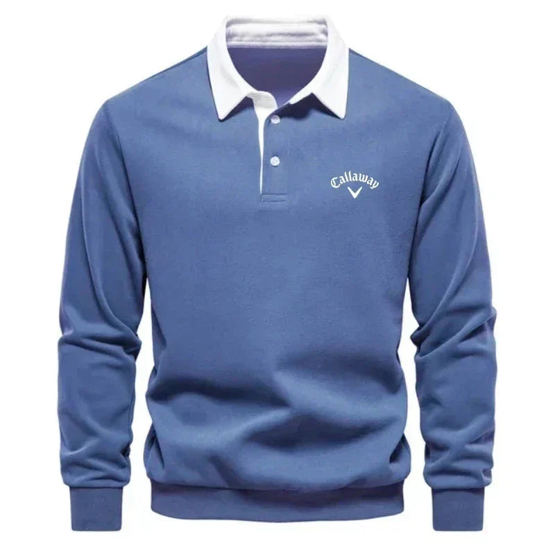 VALENTINI™ | Polo in maglia con colletto a contrasto