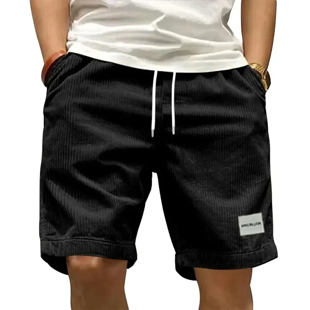 VALENTINI™ | Shorts cargo in velluto a coste retrò