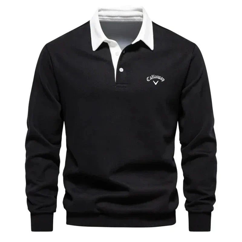 VALENTINI™ | Polo in maglia con colletto a contrasto