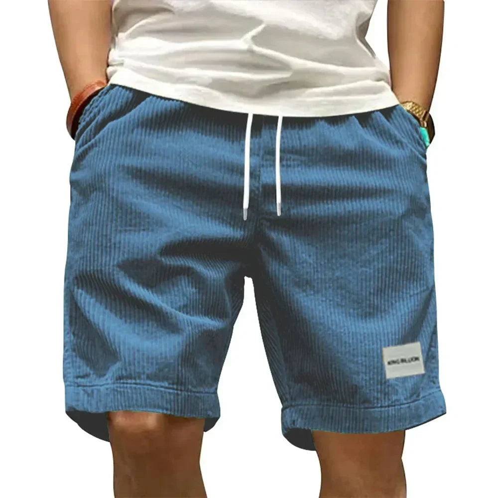 VALENTINI™ | Shorts cargo in velluto a coste retrò
