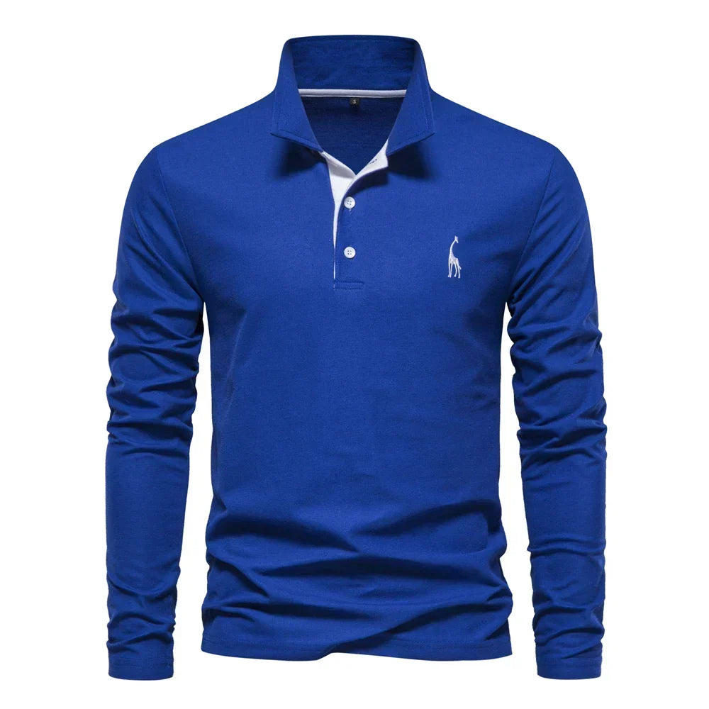VALENTINI™ | Polo da uomo con logo di cervo