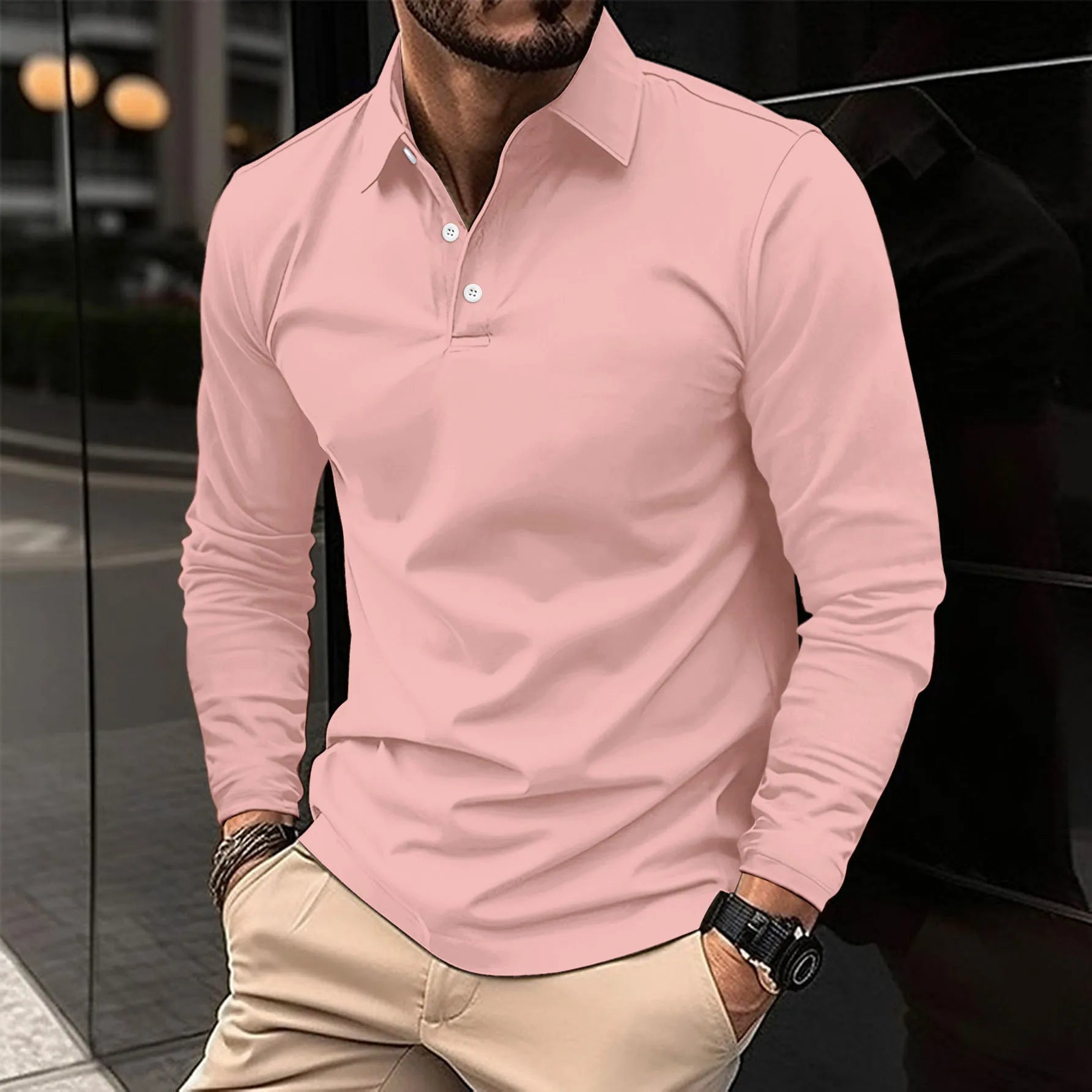 VALENTINI™ | Camicia a maniche lunghe con colletto