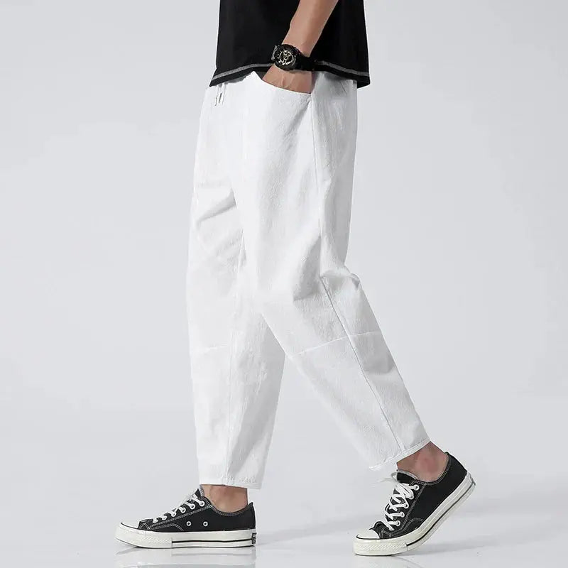VALENTINI™ | Pantaloni a taglio cropped