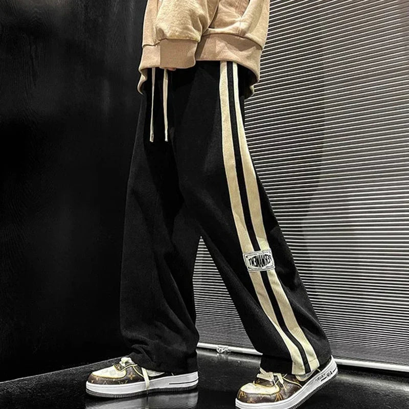 VALENTINI™ | Pantaloni a gamba larga con elastico in vita