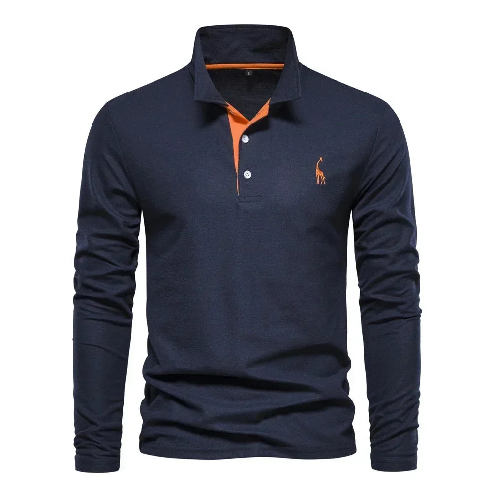 VALENTINI™ | Polo da uomo con logo di cervo